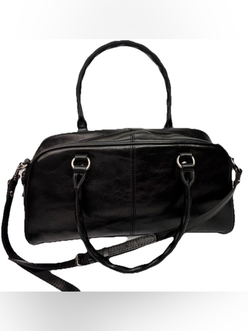 PATRICIA NASH BLACK POMESIA CROSSBODY-TOP HANDLES SATCHEL BAG RETAIL $249